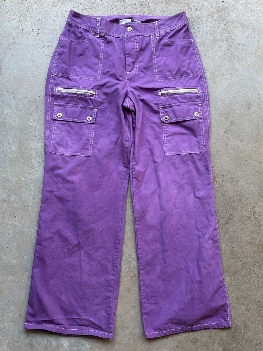 Carolina Blues Women's Flare Pants Purple Size 12 [32x30] Rave Dance